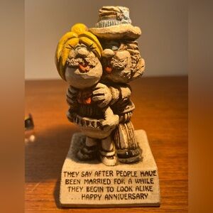 Vintage 1975 Paula Figurine Ontario Canada married a long time happy anniversary